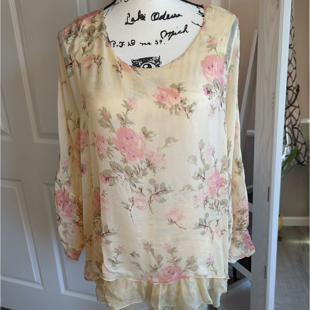 Sundance flower blouse 